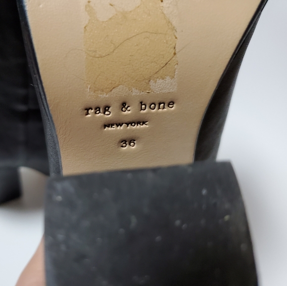 Rag & Bone Newbury 2.0 Black Leather Bootie - Picture 4 of 5